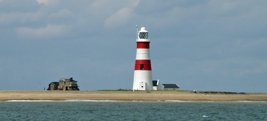 The lighthouse at Orford Ness is owned by a private entity. Image courtesy of URL: http://www.orford.org.uk/community/orfordness-lighthouse-company-2/
